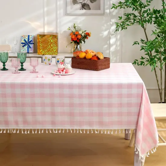 Rectangle Table Cloth for Spring (Pink) {1}
