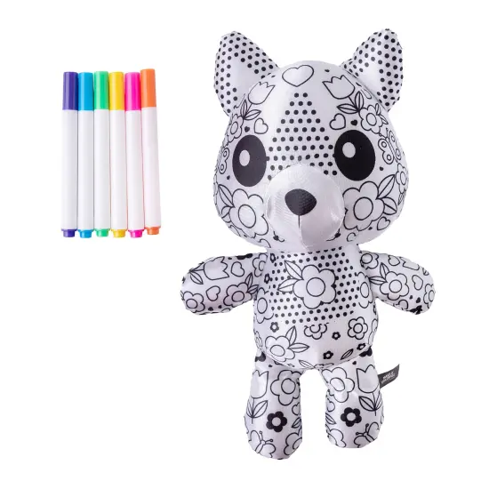 Colorbok Make It Colorful! Color Your Own Plush-Softie Cat {2}