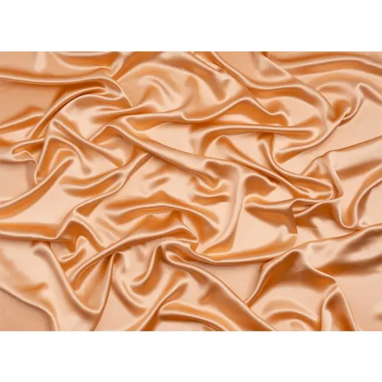 1 Yard Peach Silk Crepe Back Satin Luxurious Smooth Soft Elegant Designer Fabric 44 inch Width {3}