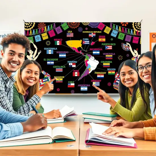 Hispanic Heritage Month Banner (black) {6}