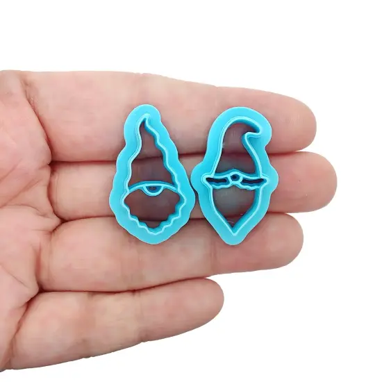 Christmas Gnome Clay Cutter Set, 5 pc, Adorabilities {4}