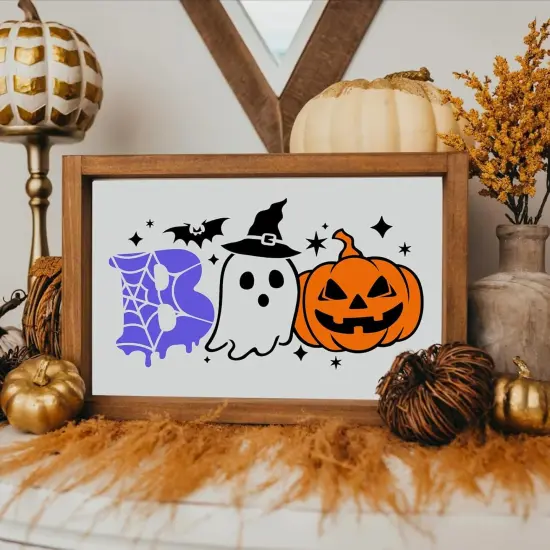 Halloween Stencils for Door Mats Welcome(Halloween Boo) {2}