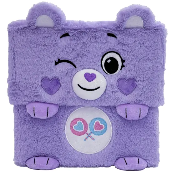 Care Bears: Storables 10" Box - Share Bear - Purple Character Themed Bin, Fabric Storage Container, Opening Top Lid, Holds Toys Books & More, Licensed {1}