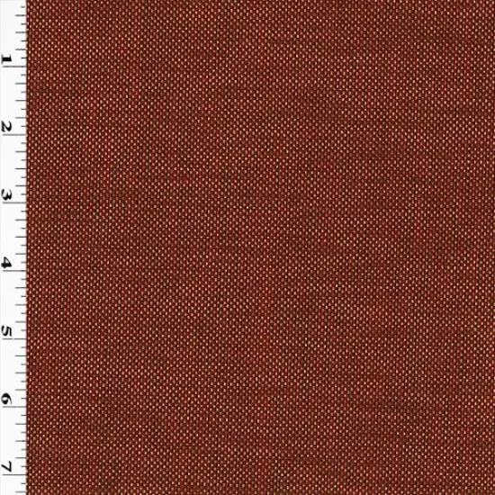 Red/Copper Micro Basket Canvas Home Decorating Fabric By the Yard {1}