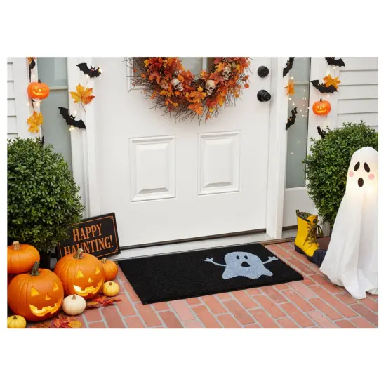 White Ghost Doormat {7}
