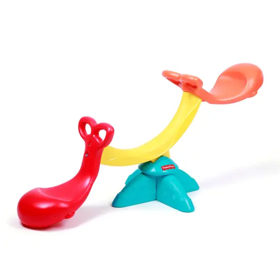Fisher Price: Happy Whale Seesaw - 360 Spinning Teeter Totter, Whale-Shaped Seat, Playground Toy, Indoor & Outdoor, Grow'n Up, Kids-Toddlers Ages 2+ {1}