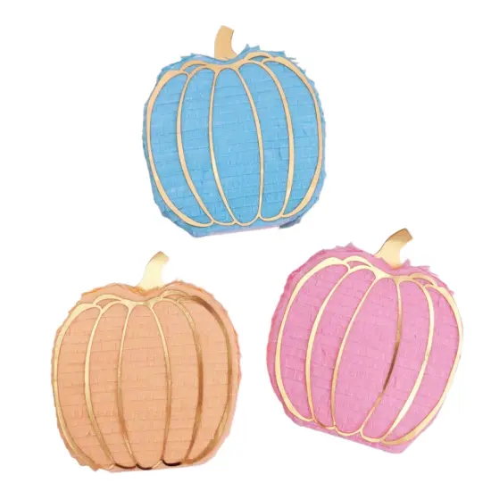 PINK MINI PUMPKIN HANDMADE PI&Ntilde;ATA FAVOR {2}