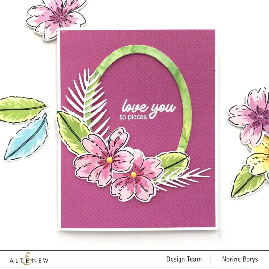 Build-A-Flower: Primrose Layering Stamp & Die Set {2}