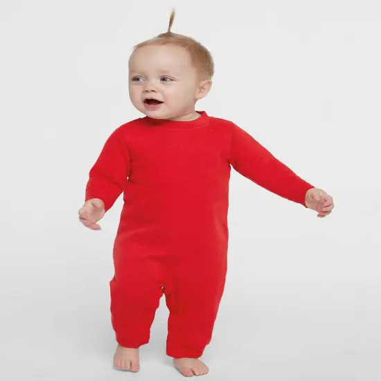 Rabbit Skins&reg; Infant Fleece One Piece Natural heather {7}
