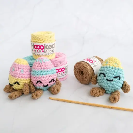 DIY Crochet Kit Happy Hoppy Easter Eggs PAK286 {3}