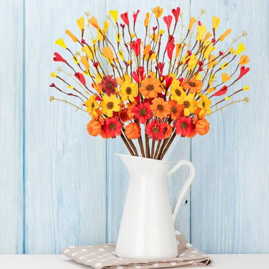 12Pcs Fall Flowers Decorations {3}