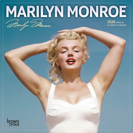 Marilyn Monroe OFFICIAL | 2026 7 x 14 Inch (Hanging) Monthly Mini Wall Calendar {1}