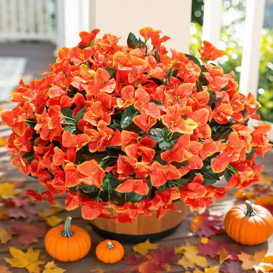 Artificial Fall Flowers for Outdoors {1}