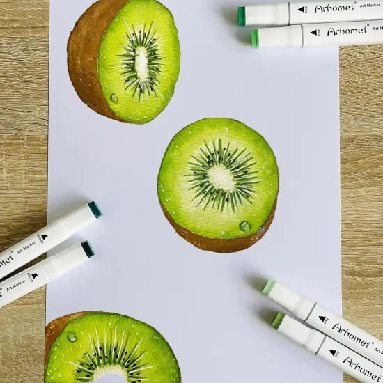 Dual Tips Art Markers Drawing Sketched {5}