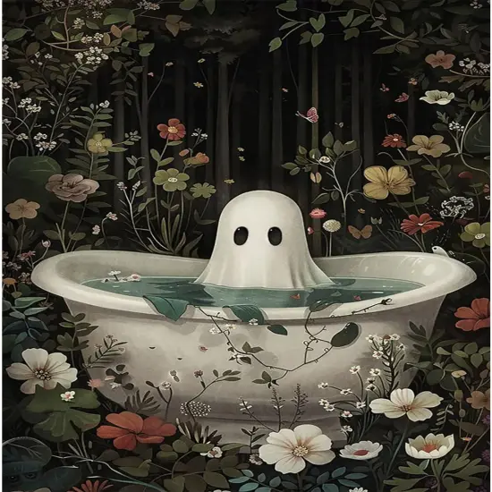 Ghost Paint by Numbers Kits - 16X20 Inch {1}