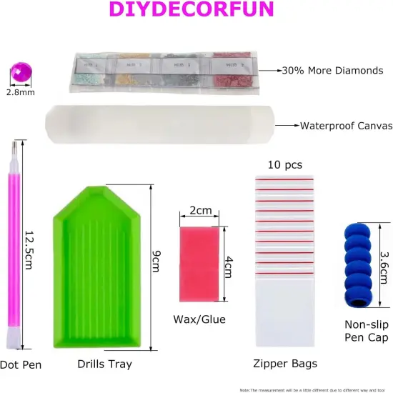 The Wizard Gnomes Diamond Painting Kits - 12 x 16 Inch {4}