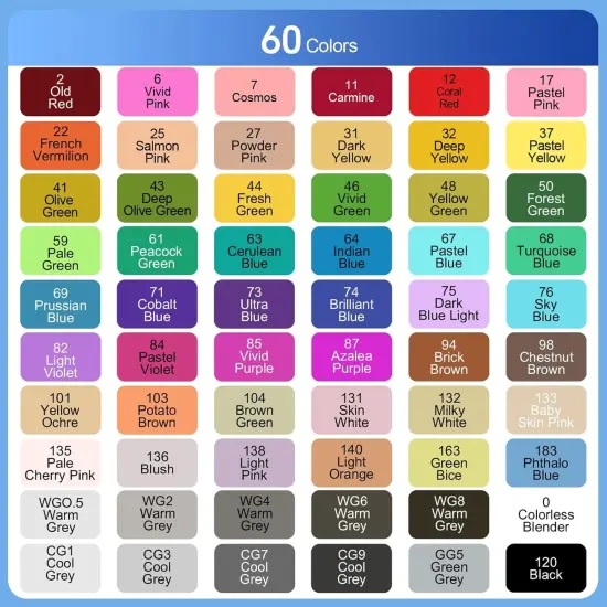 Dual Tip Alcohol Based Art Marker for Artists {3}