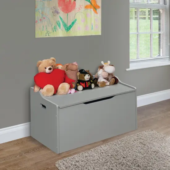 Badger Basket Bench Top Toy Box Gray {2}
