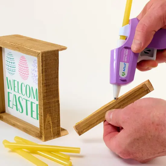 Premium Mini Hot Glue Gun - Lavender Craft Tool for Scrapbooking, Home Decor, DIY Crafts {2}