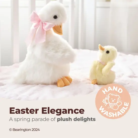 Bearington Duck with Duckling Stuffed Animal, Daisy and Duckie, 10 inches, For Ages 1-14 Multicolor {3}