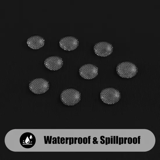 Rectangle Picnic Table Cloth 2 Pack, Waterproof Elastic Fitted Tablecloths for 6 Foot Tables, Washable Polyester Table Cover for Camping, Indoor and Outdoor (Black, 30"x72") {4}