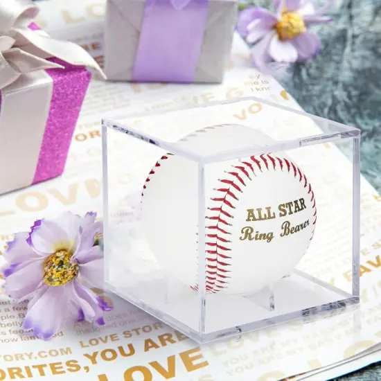Baseball with Display Case All Star {4}