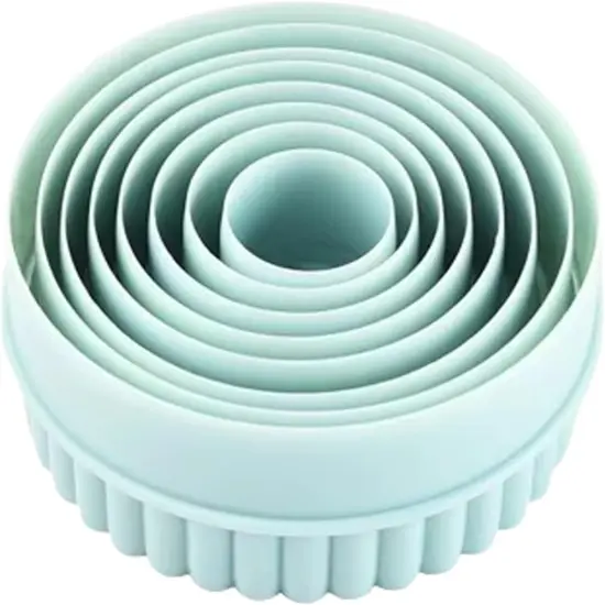 Cookie Cutters, 8 PCS Ideal Biscuit Cutter Tool, Highly Versatile Round & Circle Cutter, Perfect for Creating Unique Shaped Biscuits and Cookies {1}