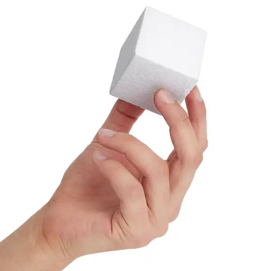 Genie Crafts -Craft Foam Blocks - 36-Piece Polystyrene Blocks White {6}
