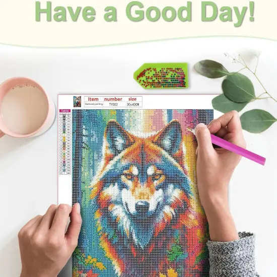 Diamond Art Kits Crafts DIY 5D Diamond Art Packs Kits Full for Adults Beginner,Home Wall Decoration Gift 11.8x15.7inch (6 Pack Wild Animal) {5}