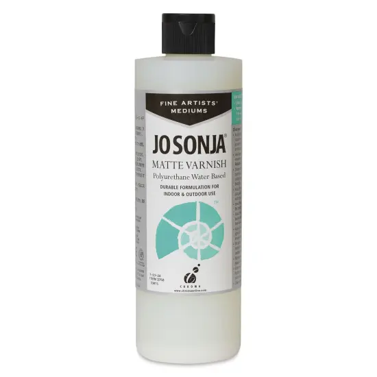 Jo Sonja's Polyurethane Varnish - Matte, 16 oz bottle {1}