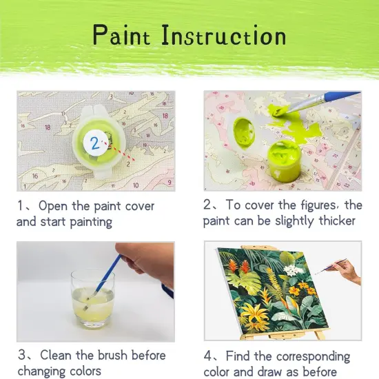 Paint by Numbers Peonies, Peonies in Glass Vase Paint by Number for Adults Beginner on Canvas, Pink Flowers Acrylic Oil Painting Kit, Home Wall Decor {5}