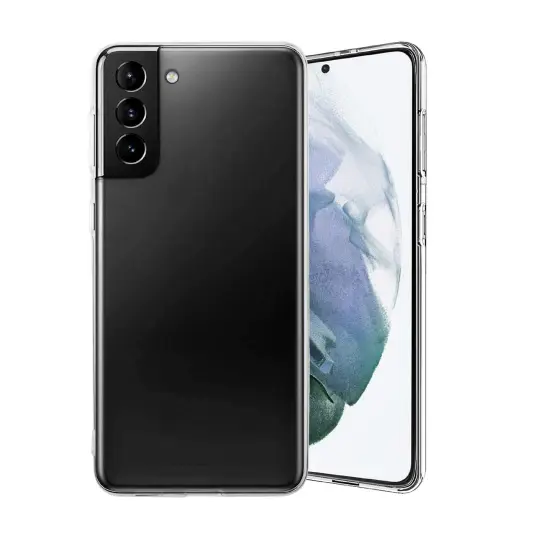 Insten Clear Case For Samsung Galaxy S21 Plus 5G 6.7 inch Soft TPU Phone Case, Shock Absorbing Anti-Scratch Protective Cover {1}