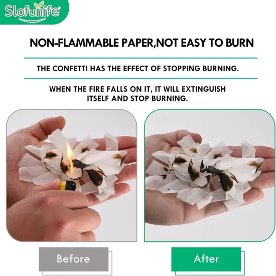 6 Pack White Confetti Poppers,12Inch Confetti Poppers Party Shooter Air Powered,Launches 20-25ft,Party Poppers For Birthday,Indoor Party,Celebrations,Photo Shoots and New Years {4}