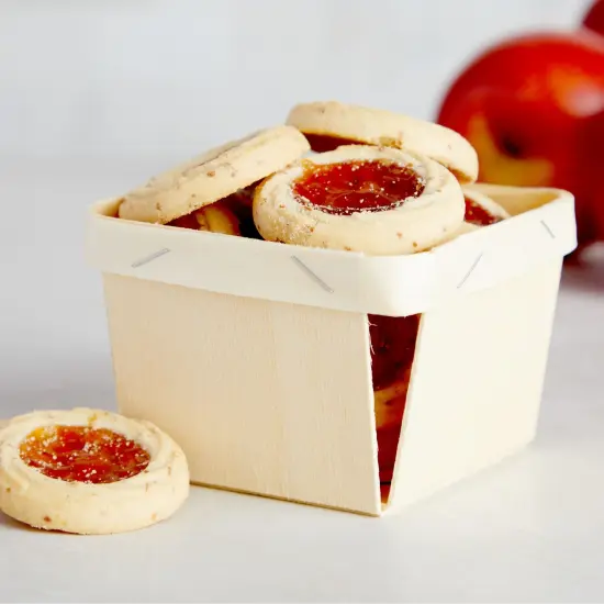 10 Pack 1-Pint Wooden Berry Baskets for Picking Fruit, Arts and Crafts, Decor, 4 Inch Square Vented Wood Berry Containers Brown {4}