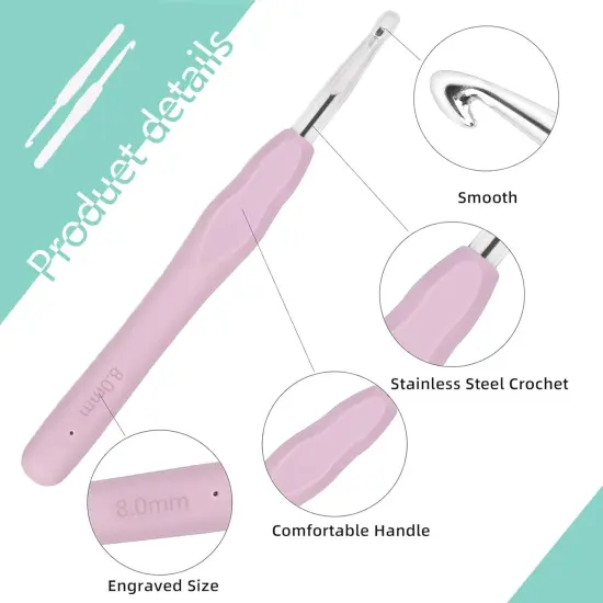 Buylorco Crochet Hooks 11 Size Crochet {3}