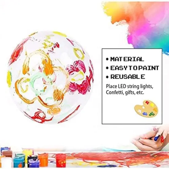 LED Balloons Light Up Clear Bobo Balloons Transparent for Party, Birthday, Anniversary, Wedding (Pink, No Battery) {4}