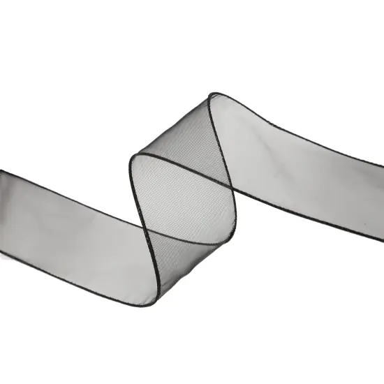 LaRibbons 1 1/2" - 2 1/2" Wired Sheer Ribbon | 50 Yard Roll {5}