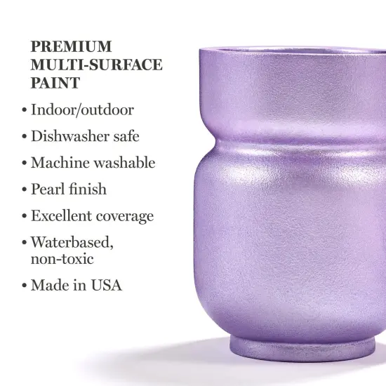 Martha Stewart&trade; Polished Pearl Collection - Multi-Surface Pearl Paint Set - 10 pc. - 68707 {3}