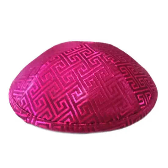 Kippah Purple Deluxe Brocade {1}