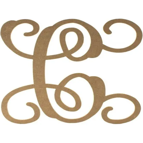 Vine Monogram Script Letter {3}
