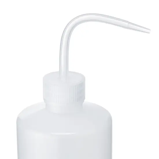 3-Pack Plastic Squeeze Bottles, Squirt Container with Angle Bent Tip, 16 oz Clear {6}