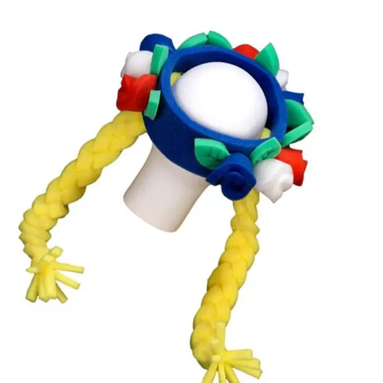 USA Roses & Braids Headband {6}