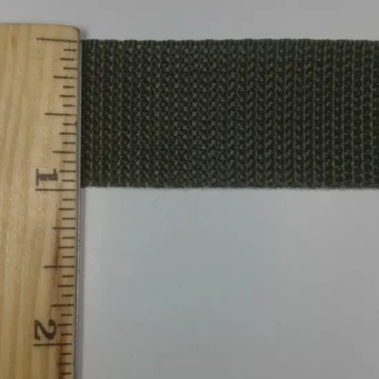 1" Polypropylene Webbing - 20 Continuous Yards Olive {2}