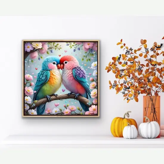Spring Diamond Art Kits for Adults,5D Bird Diamond Painting DIY Animal Diamond Art Diamond Painting Kits for Adult,Round Full Drill Diamonds, Diamond Art Kits for Home Decor-12x16inch {2}