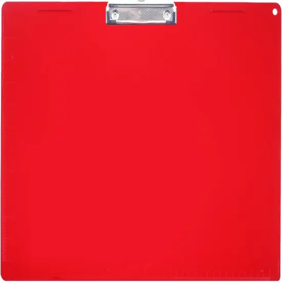 11x17 Clipboard Landscape Extra Large Clipboard Low Profile Clip 11 x 17 Clipping Board Plastic Red Pack of 1 {1}