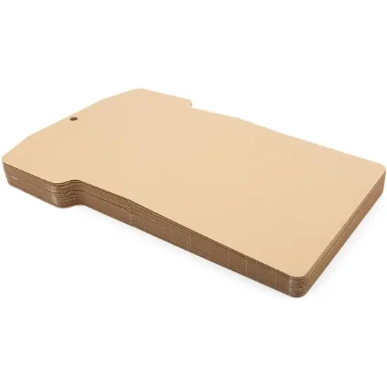 24 Pack Youth Cardboard Shirt Form Insert for Arts and Crafts Supplies, Kids Size Large (17 x 26 In) Brown {7}