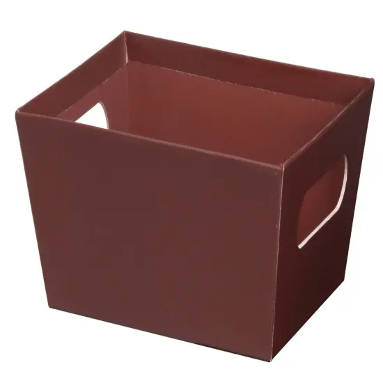 Pack/6: Chocolate Baskety Tray - 9 x 7 x 3-1/2" {1}