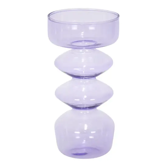 Tiered Glass Vase Pink {3}