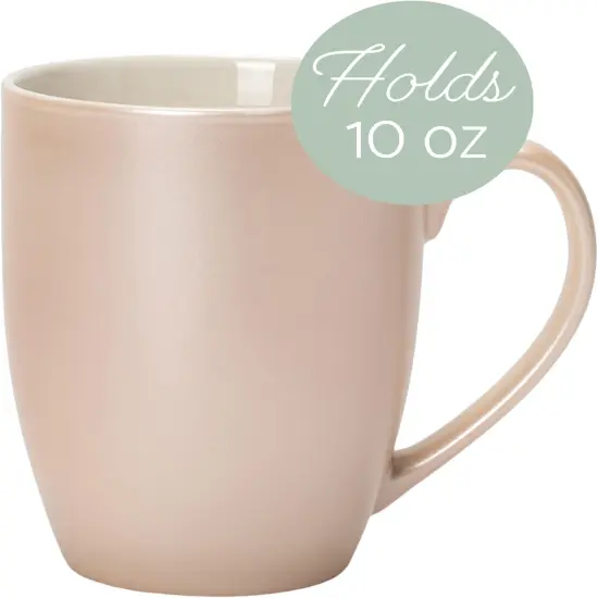 10 ounce New Bone China Coffee Cup Mugs Set of 4 {5}