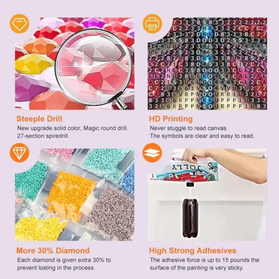 Diamond Painting Kits for Adults Dragonfly, Round Full Drill Diamond Art Kits, 5D DIY Paint with Diamonds Crafts for Home Wall Decoration Gifts 12&times;12Inch, Insect {3}